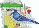 Vogel im Winter